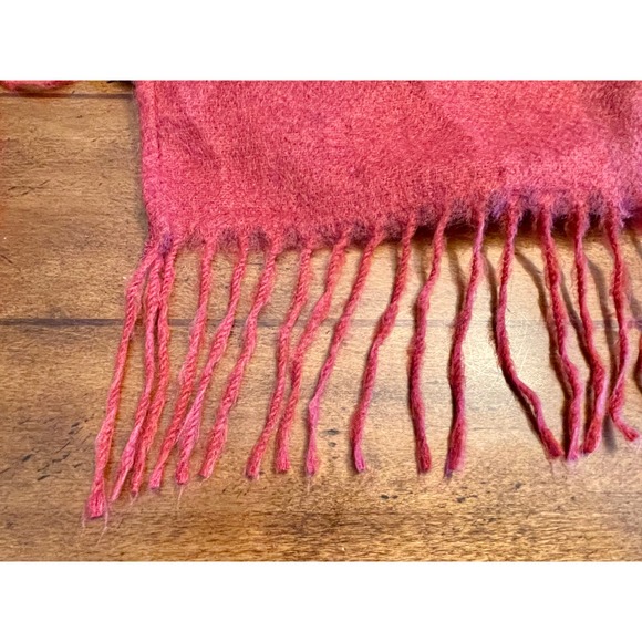 Woolrich Poncho Cape Women's One Size Burgandy Mid Sleeve 1:1:0:6:A-0011 - Picture 4 of 6